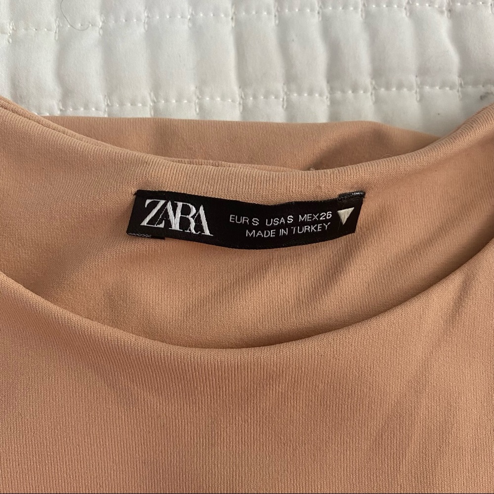 ZARA Tan basic Body Shaping Bodysuit